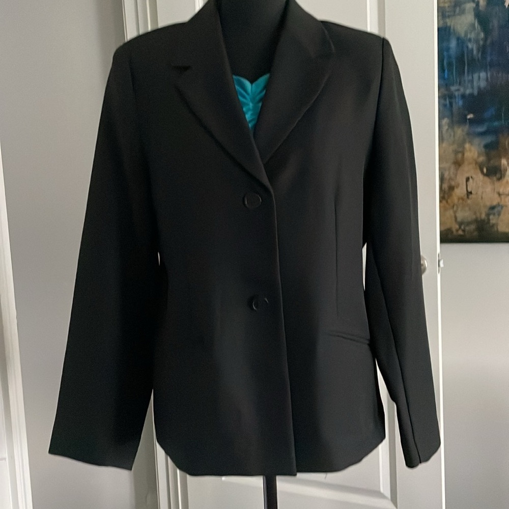 Alfred Dunner Women’s Jacket Blazer Black Size 10